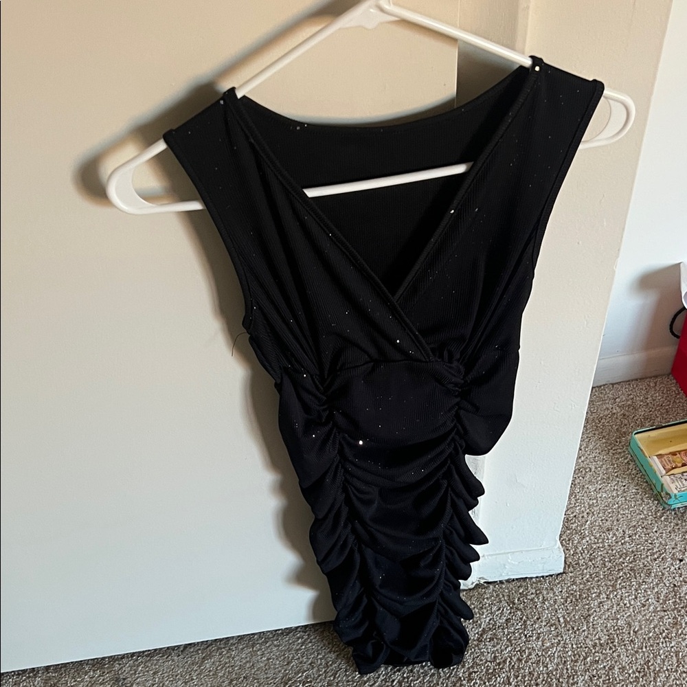 Elegant Black Sleeveless Dress
